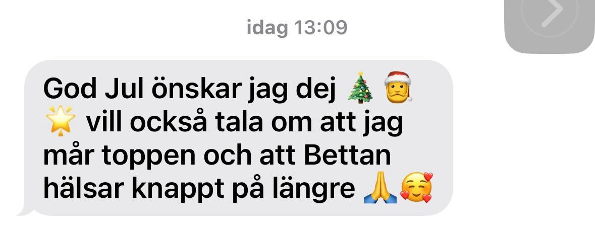 Testimonial från Juläsning
